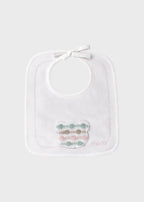 Bavetta Cotone Teddy Rosa EK51BAV/R corredino e abbigliamento neonato | NANU' BABY