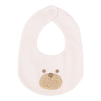 Bavetta Neonata Ciniglia 100% Rosa IN70BAV/R corredino e abbigliamento neonato | NANU' BABY