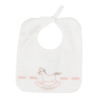 Bavetta Neonata Cotone 100% Vaniglia IN68BAV/R corredino e abbigliamento neonato | NANU' BABY