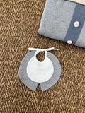 Bavetta Neonato Blu 5490BA corredino e abbigliamento neonato | NANU' BABY