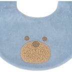 Bavetta Neonato Ciniglia 100% Cielo IN70BAV/C corredino e abbigliamento neonato | NANU' BABY