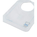 Bavetta Neonato Cotone 100% Bianco IN59BAV/C corredino e abbigliamento neonato | NANU' BABY