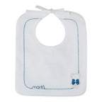 Bavetta Neonato Cotone 100% Bianco IN59BAV/Z corredino e abbigliamento neonato | NANU' BABY