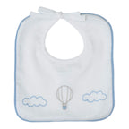 Bavetta Neonato Cotone 100% Vaniglia Mongolfiera IN57BAV/C corredino e abbigliamento neonato | NANU' BABY