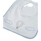 Bavetta Neonato Cotone 100% Vaniglia Mongolfiera IN57BAV/C corredino e abbigliamento neonato | NANU' BABY