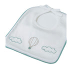 Bavetta Neonato Cotone 100% Vaniglia Mongolfiera IN57BAV/V corredino e abbigliamento neonato | NANU' BABY