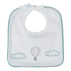 Bavetta Neonato Cotone 100% Vaniglia Mongolfiera IN57BAV/V corredino e abbigliamento neonato | NANU' BABY