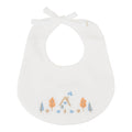 Bavetta Neonato Cotone 100% Vaniglia Tortora IN51BAV/C corredino e abbigliamento neonato | NANU' BABY