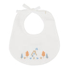 Bavetta Neonato Cotone 100% Vaniglia Tortora IN51BAV/C corredino e abbigliamento neonato | NANU' BABY