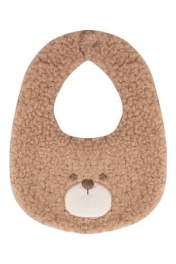 Bavetta Orsetto Neonata Marrone IB55BAV/A corredino e abbigliamento neonato | NANU' BABY