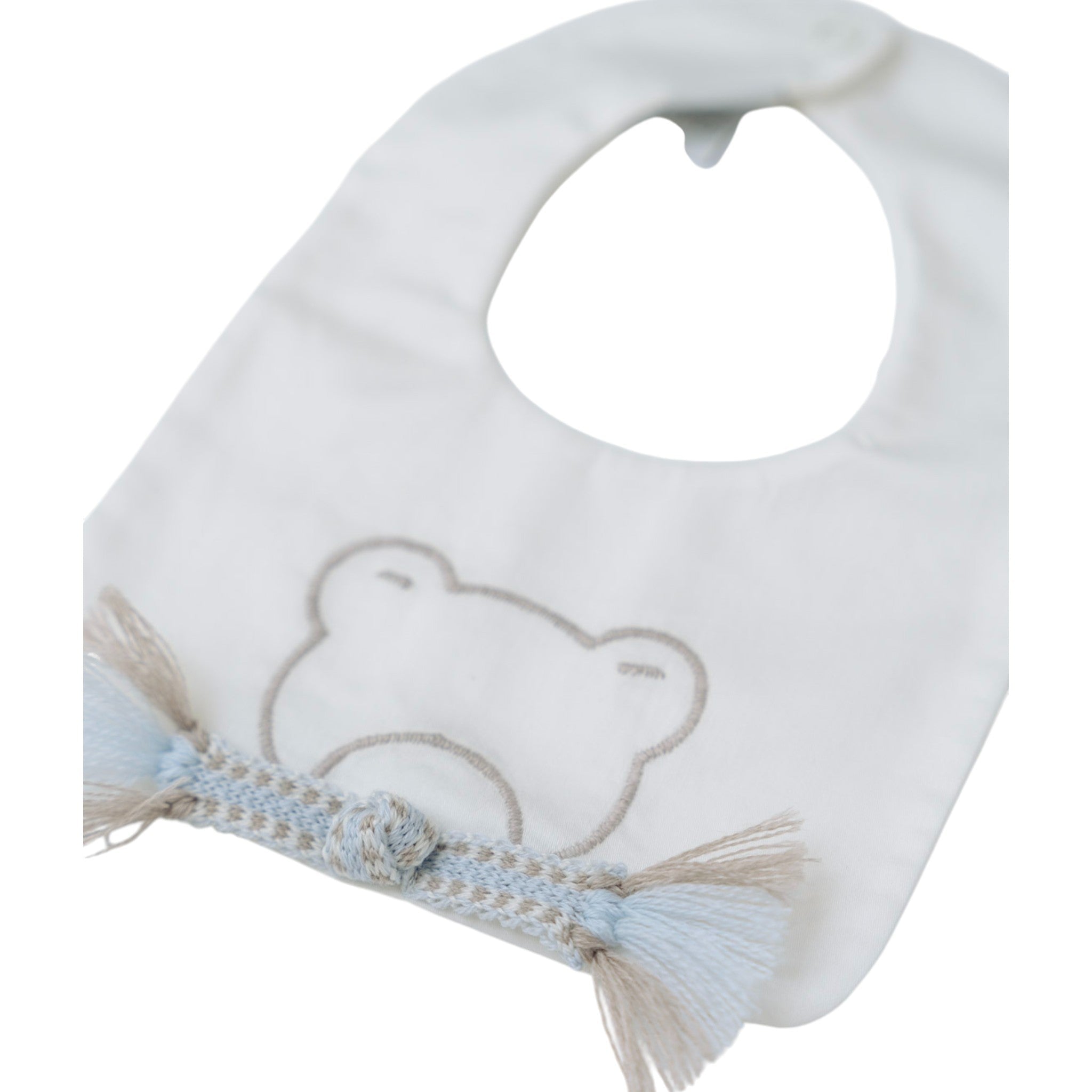Bavetta Orsetto Neonato VANIGLIA IN53BAV/C corredino e abbigliamento neonato | NANU' BABY