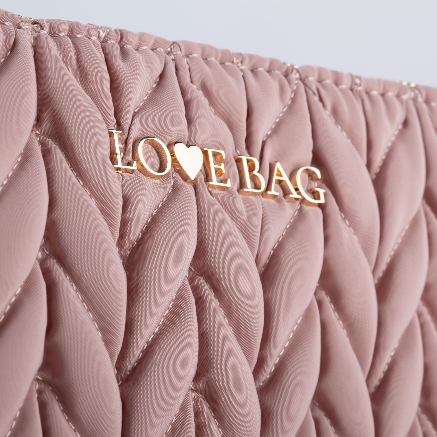 Beauty Rosa Cipria LOVE BAG - Tessuto Premium 2000000312064 corredino e abbigliamento neonato | NANU' BABY
