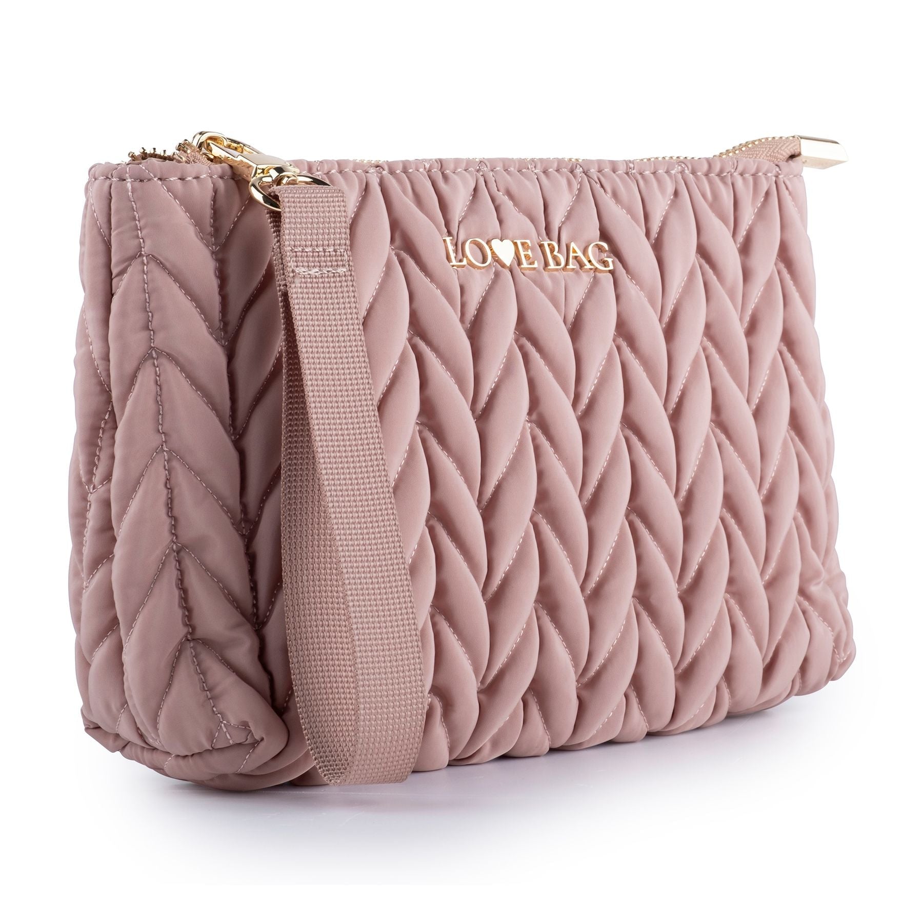 Beauty Rosa Cipria LOVE BAG - Tessuto Premium 2000000312064 corredino e abbigliamento neonato | NANU' BABY