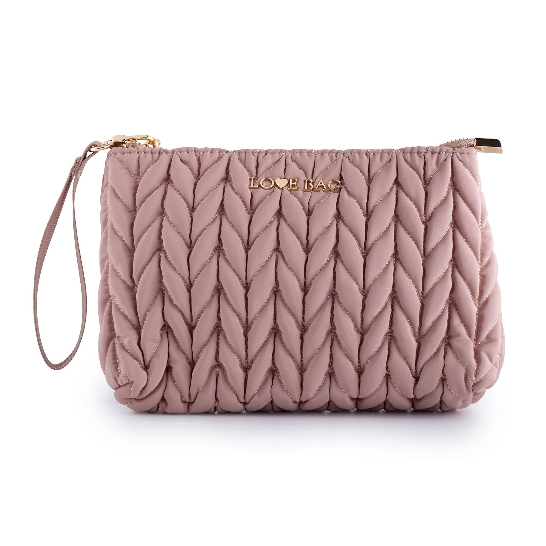 Beauty Rosa Cipria LOVE BAG - Tessuto Premium 2000000312064 corredino e abbigliamento neonato | NANU' BABY