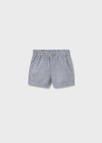 Bermuda Cotone Delicato Azzurro 1208/A corredino e abbigliamento neonato | NANU' BABY