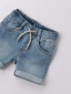 Bermuda Cotone Denim Jeans 3B625/7300 corredino e abbigliamento neonato | NANU' BABY
