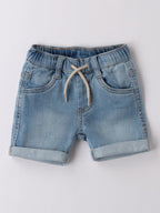 Bermuda Cotone Denim Jeans 3B625/7300 corredino e abbigliamento neonato | NANU' BABY