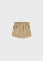 Bermuda Cotone Elegante Beige 1258/BE corredino e abbigliamento neonato | NANU' BABY