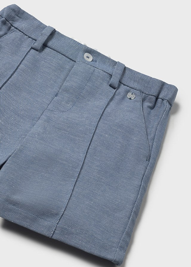 Bermuda Cotone Fresco Azzurro 1240/94 corredino e abbigliamento neonato | NANU' BABY