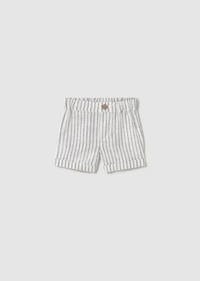 Bermuda Cotone Naturale Beige 1208/N corredino e abbigliamento neonato | NANU' BABY