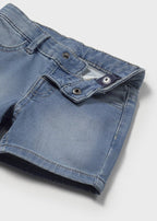 Bermuda Jeans Cotone Blu 1246/21 corredino e abbigliamento neonato | NANU' BABY