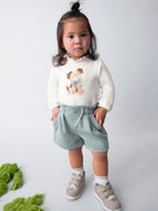 Bermuda punto twill Bimba CIELO 2261/15 corredino e abbigliamento neonato | NANU' BABY