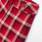 Bermuda quadri Bimba Rosso 5717/2 corredino e abbigliamento neonato | NANU' BABY