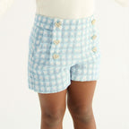 Bermuda quadri lurex Bimba Verde 5719/9 corredino e abbigliamento neonato | NANU' BABY