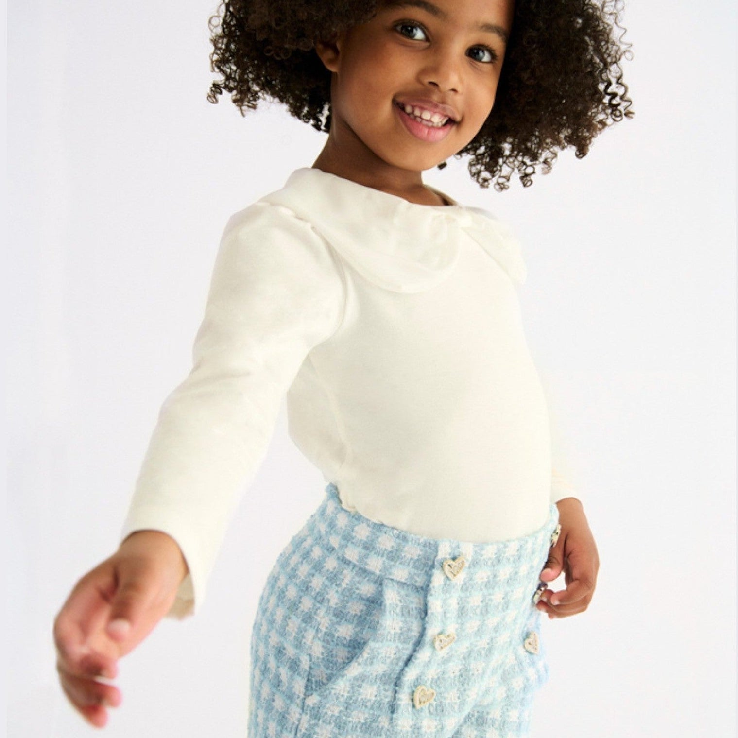 Bermuda quadri lurex Bimba Verde 5719/9 corredino e abbigliamento neonato | NANU' BABY