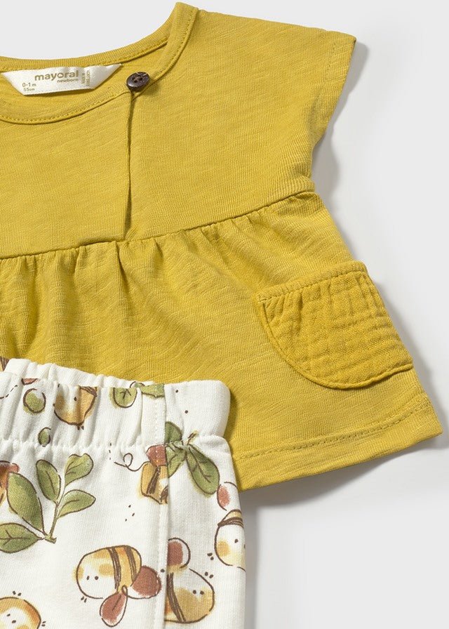 Bipack Blusa Culotte Verde 1664/V corredino e abbigliamento neonato | NANU' BABY