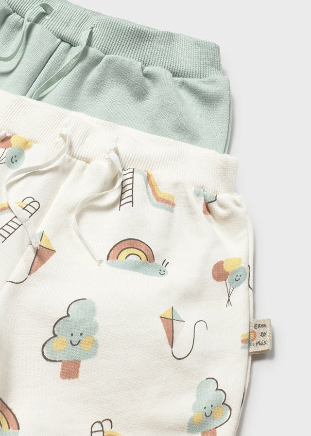 Bipack Pantaloncini Cotone Verde 1292/57 corredino e abbigliamento neonato | NANU' BABY