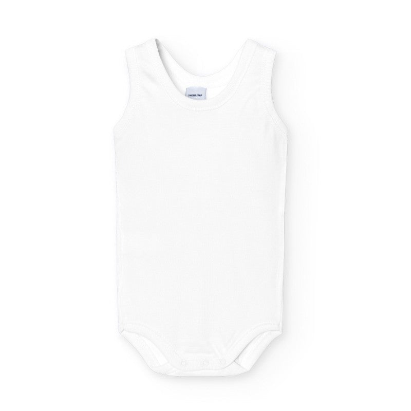 Body Bamboo Bretelle Bianco 1370 corredino e abbigliamento neonato | NANU' BABY