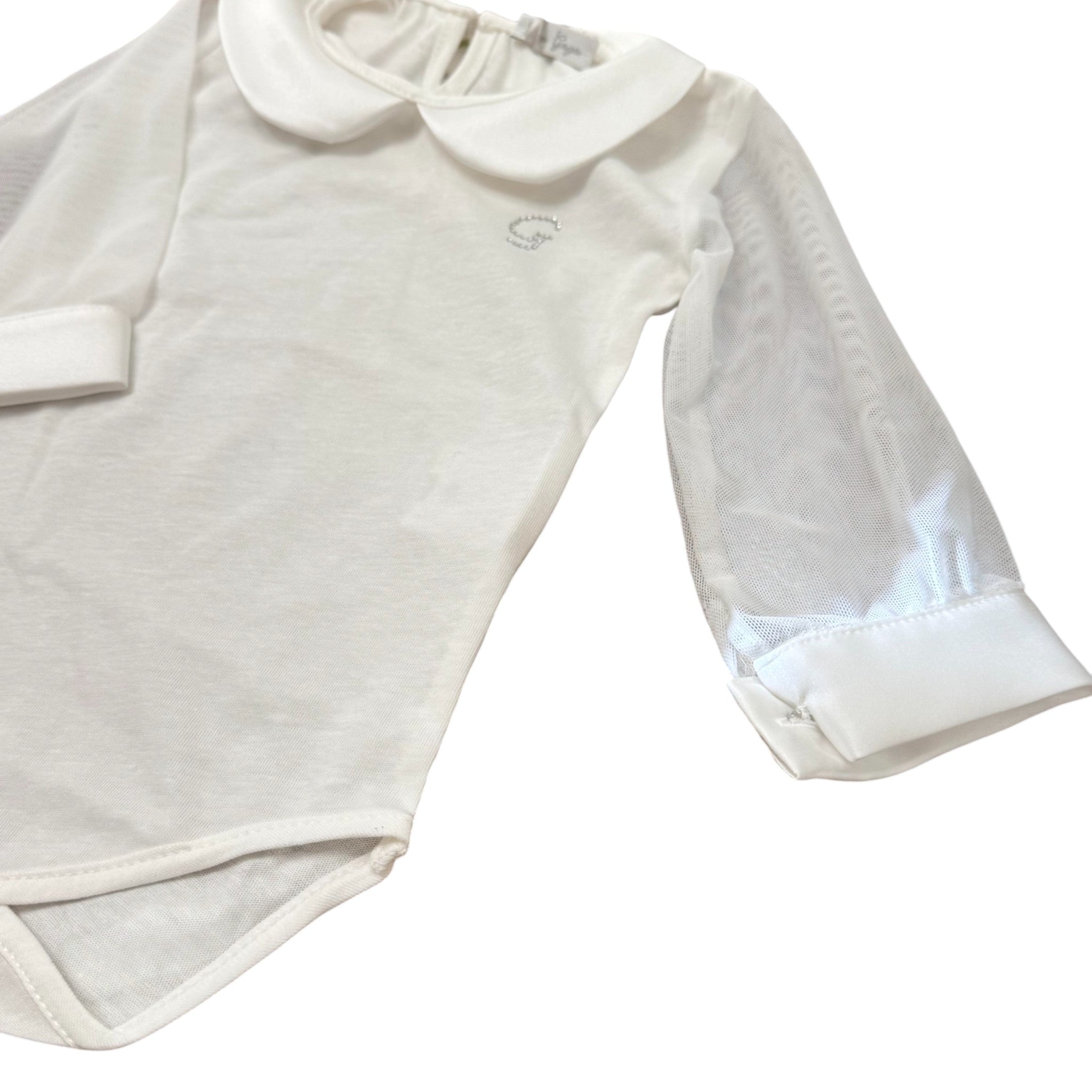 Body collo Bimba Bianco GG43I corredino e abbigliamento neonato | NANU' BABY