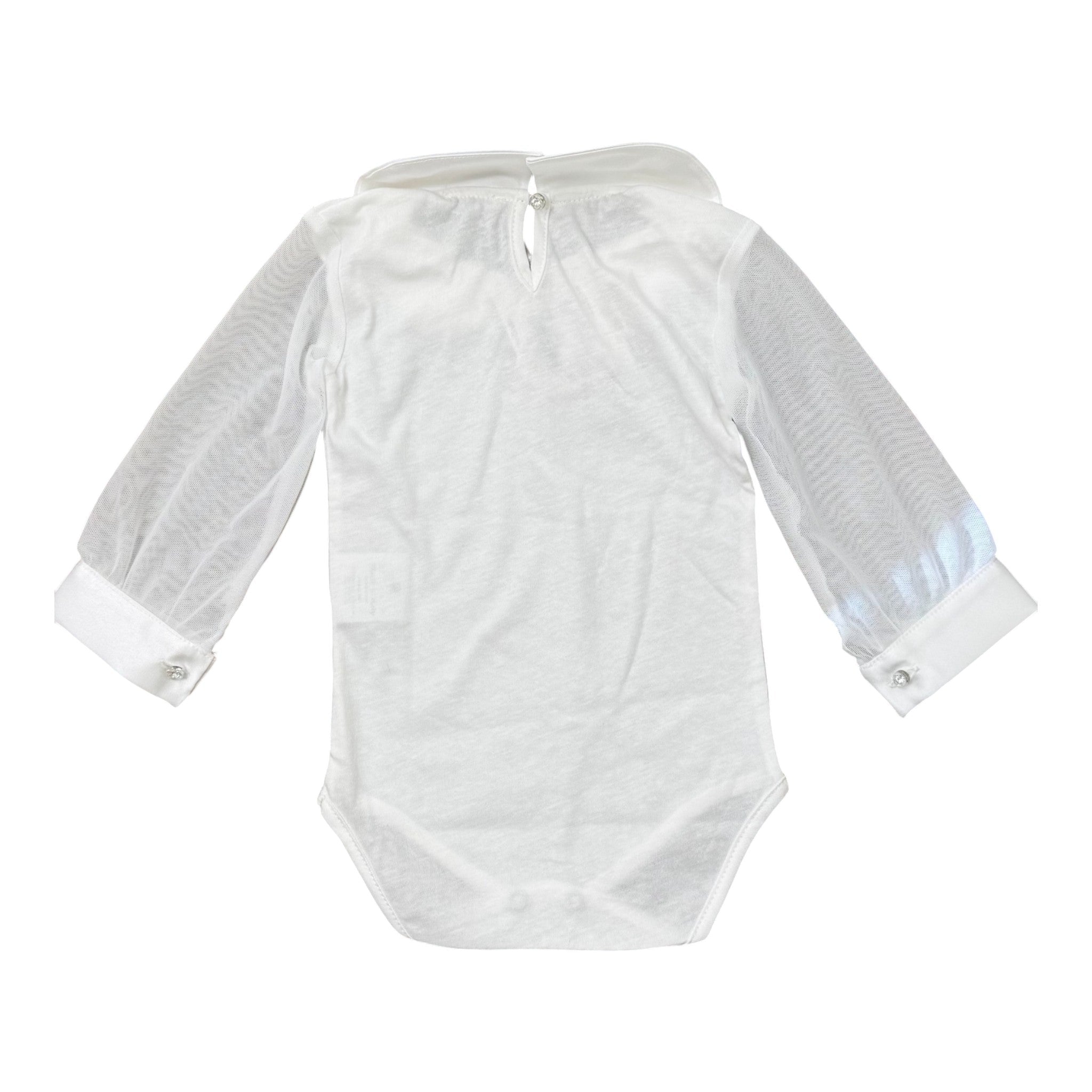 Body collo Bimba Bianco GG43I corredino e abbigliamento neonato | NANU' BABY