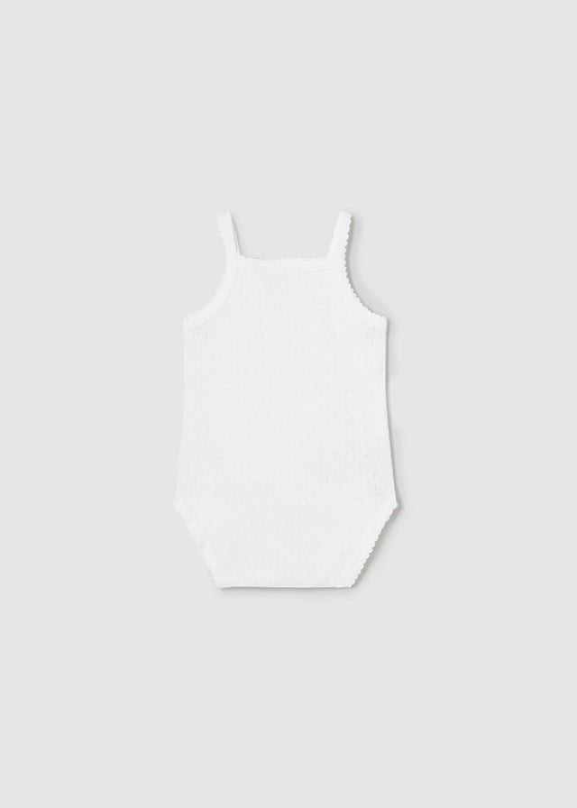 Body Intimo Bretellina Bianco 1790 corredino e abbigliamento neonato | NANU' BABY