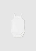 Body Intimo Bretellina Bianco 1790 corredino e abbigliamento neonato | NANU' BABY