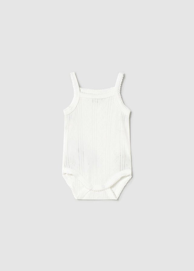 Body Intimo Bretellina Natural 1745 corredino e abbigliamento neonato | NANU' BABY