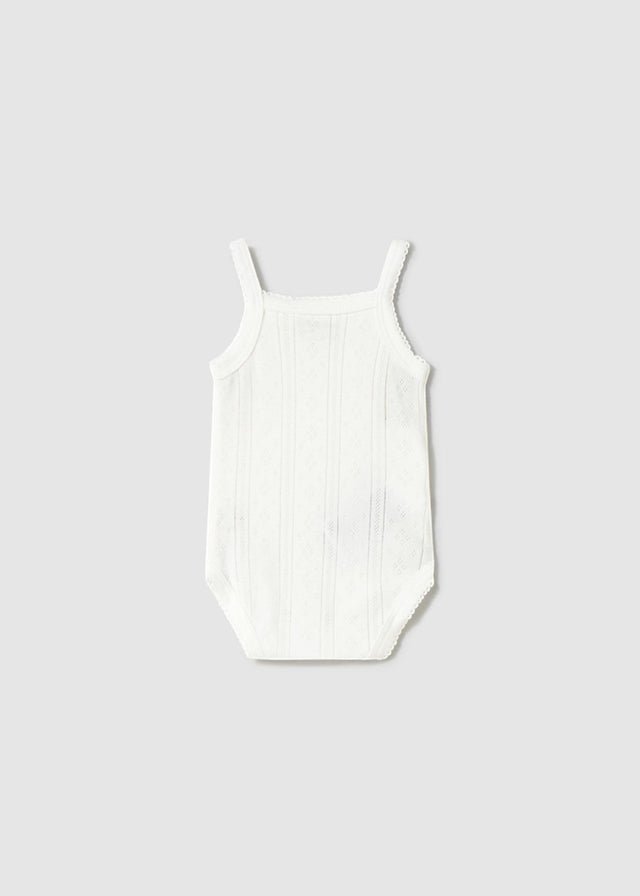 Body Intimo Bretellina Natural 1745 corredino e abbigliamento neonato | NANU' BABY