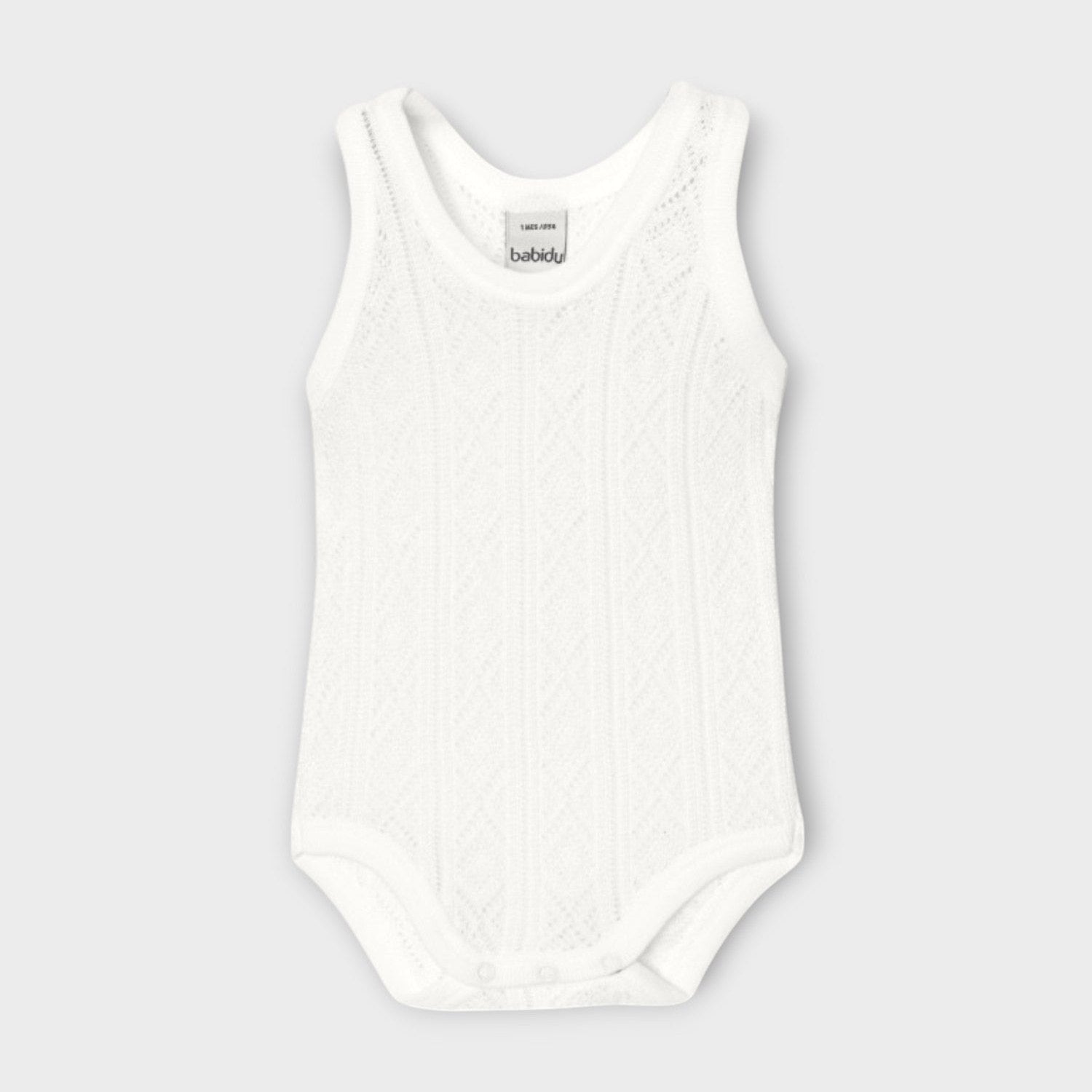 Body Intimo Jersey Bianco 1013 corredino e abbigliamento neonato | NANU' BABY