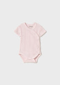 Body Intimo Manica Corta Rosa 1746 corredino e abbigliamento neonato | NANU' BABY