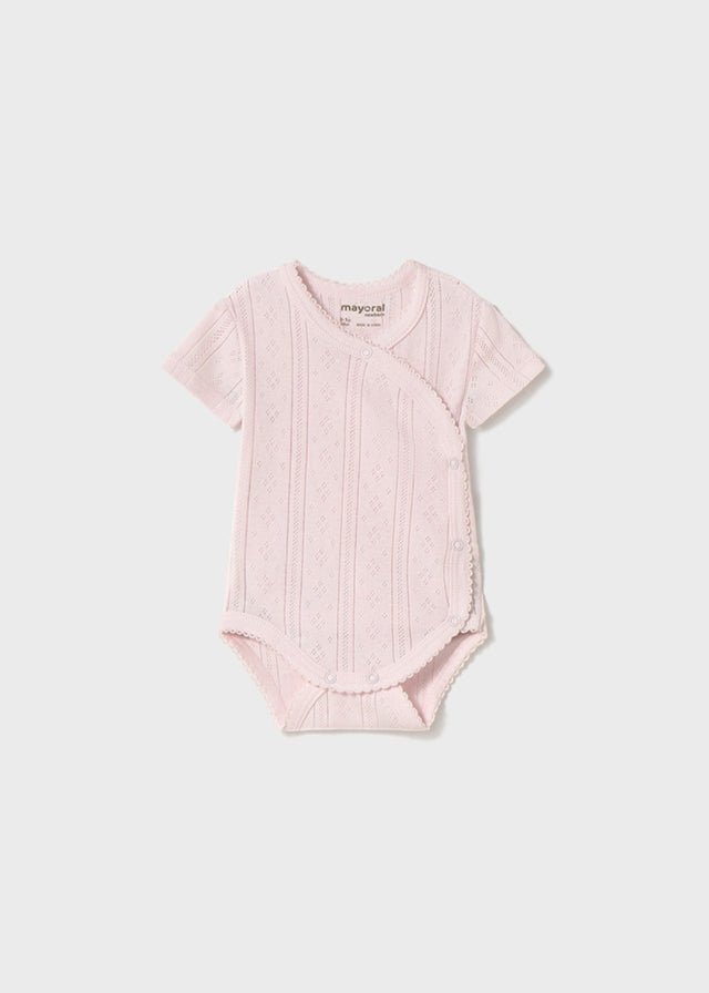 Body Intimo Manica Corta Rosa 1746 corredino e abbigliamento neonato | NANU' BABY