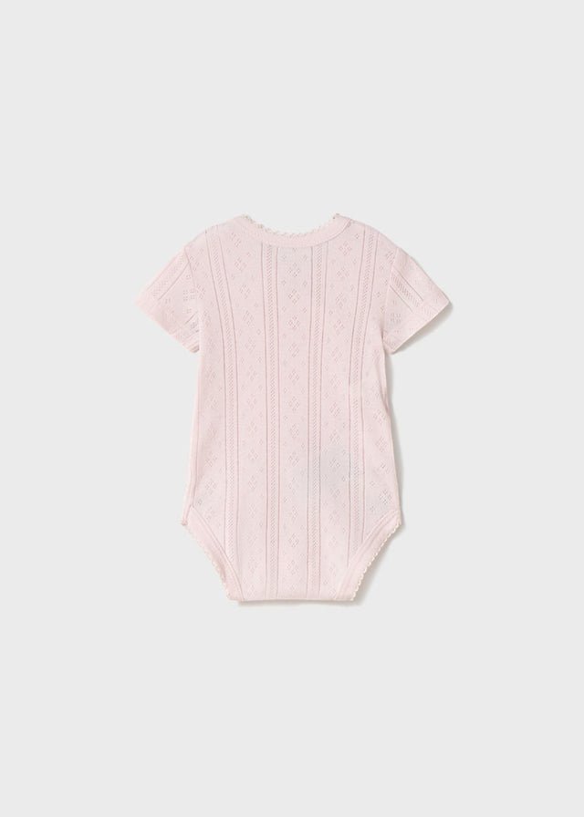Body Intimo Manica Corta Rosa 1746 corredino e abbigliamento neonato | NANU' BABY