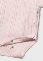 Body Intimo Manica Corta Rosa 1746 corredino e abbigliamento neonato | NANU' BABY