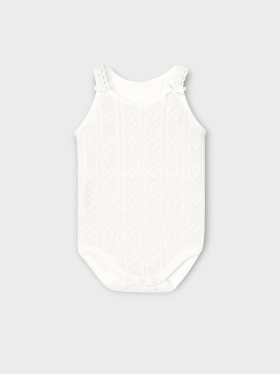 Body Intimo Spalline Bianco 1012 corredino e abbigliamento neonato | NANU' BABY