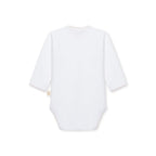 Body Kimono Bianco Profilo Rosa BG56BR corredino e abbigliamento neonato | NANU' BABY