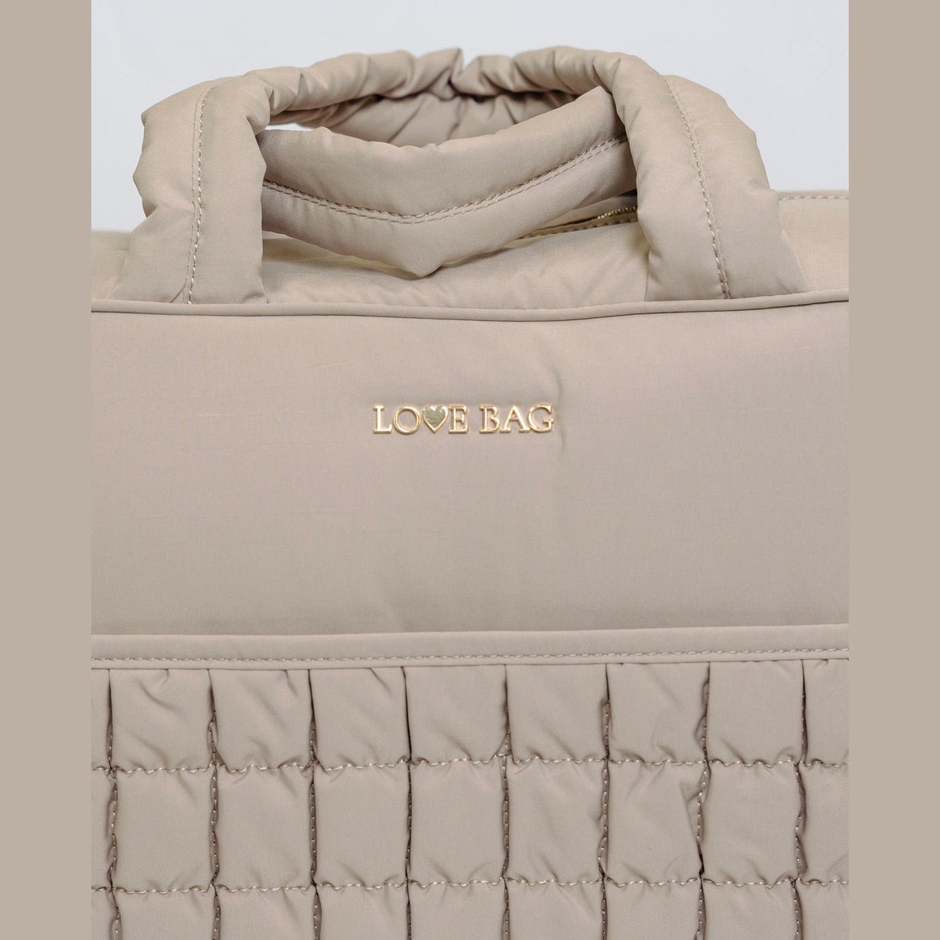 Borsa 48 ore XL Beige Corda LOVE BAG - Tessuto Premium corredino e abbigliamento neonato | NANU' BABY
