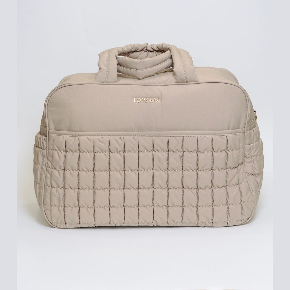 Borsa 48 ore XL Beige Corda LOVE BAG - Tessuto Premium corredino e abbigliamento neonato | NANU' BABY