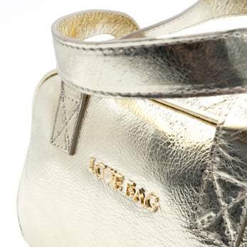 Borsa Pelle Sauvage Luminosa ORO LITTLEO corredino e abbigliamento neonato | NANU' BABY