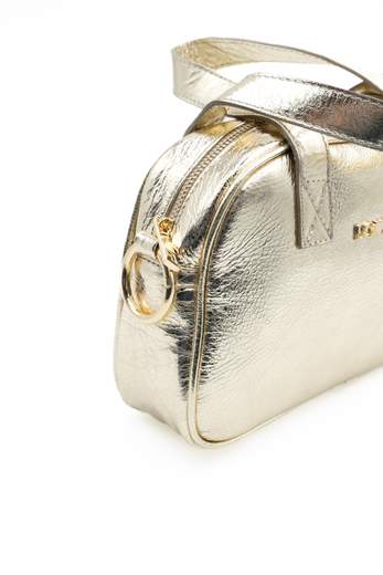 Borsa Pelle Sauvage Luminosa ORO LITTLEO corredino e abbigliamento neonato | NANU' BABY