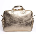 Borsa Pelle Trecce Maxi ORO BRAIDING48O corredino e abbigliamento neonato | NANU' BABY